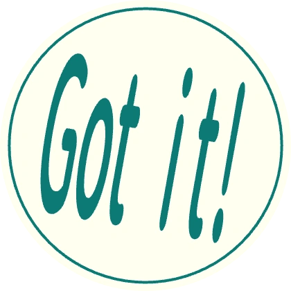 バッチ風にしたgot it