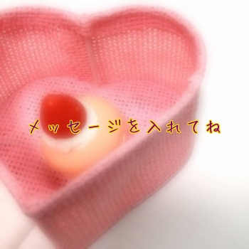 メッセージを入れてね