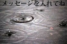 メッセージを入れてね